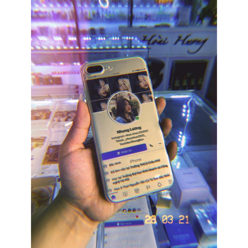 Ốp lưng in Trang cá nhân facebook iPhone 6/6s plus, 7/8, 7/8 plus, X/Xs, Xr, XsMax, 11, 11pro, 11 promax,12/12pro,...