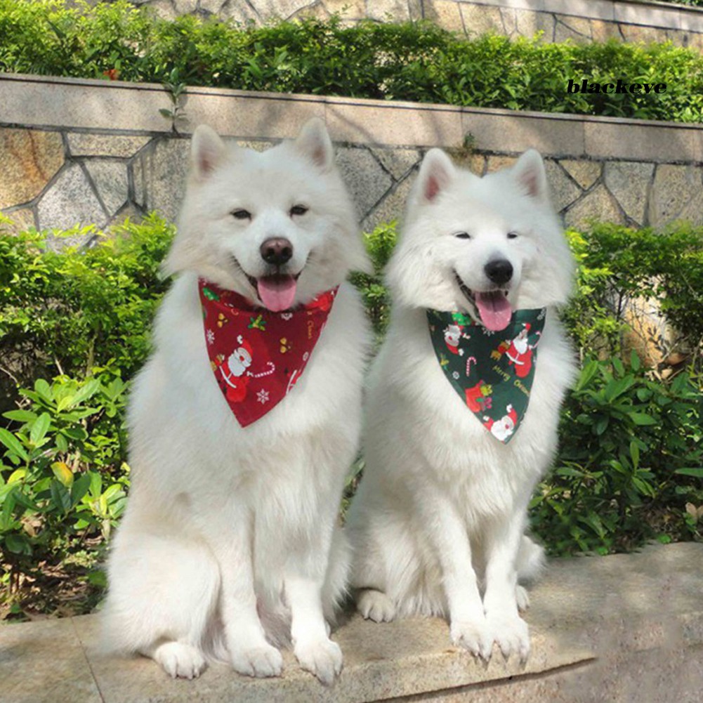 Khăn quàng cổ cho chó in họa tiết giáng sinh dễ thương