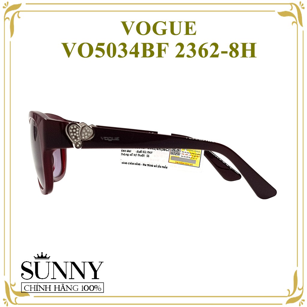 VO5034BF - Kính mát Vogue chính hãng Italia, bảo hành toàn quốc