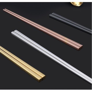 (ĐƯỢC CHỌN MÀU) SET 10 ĐÔI ĐŨA INOX NHIỀU MÀU (HÀNG ORDER)
