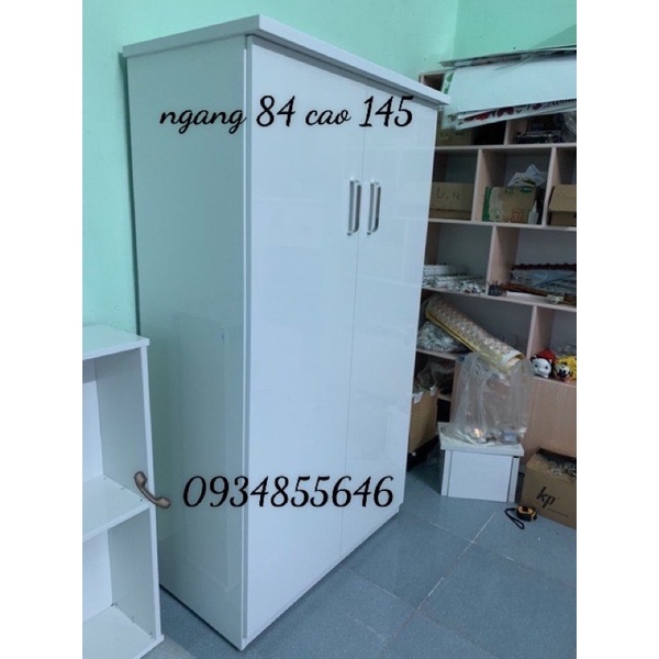 Tủ nhựa đài loan 2 cánh cao 1m45