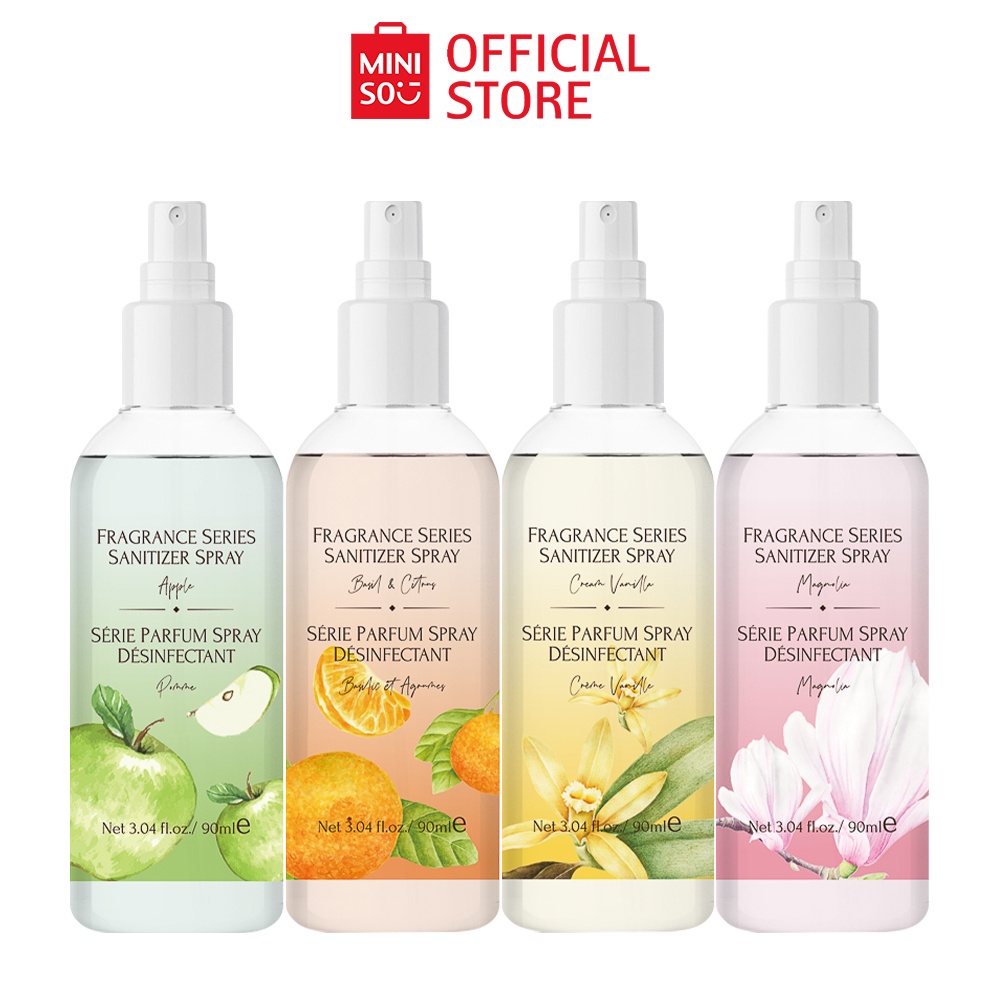 Nước Hoa Nữ Toàn Thân Body Mist Fragrance Series Miniso Hương tự nhiên lưu hương lâu 90ml