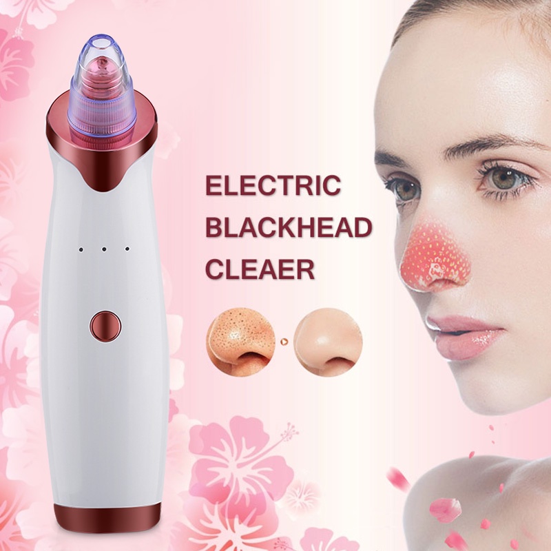 Salorie Máy Hút Mụn đầu đen Làm Sạch Lỗ Chân Lông Kèm 5 đầu Hút Chuyên Dụng D00071
