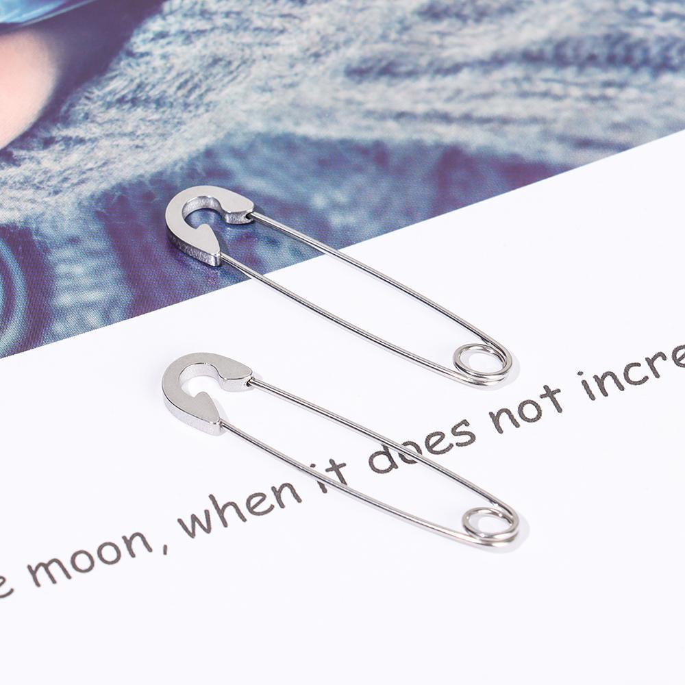 Khuyên Tai Hình Ghim Cài Sáng Tạo Phong Cách Punk Thời Trang