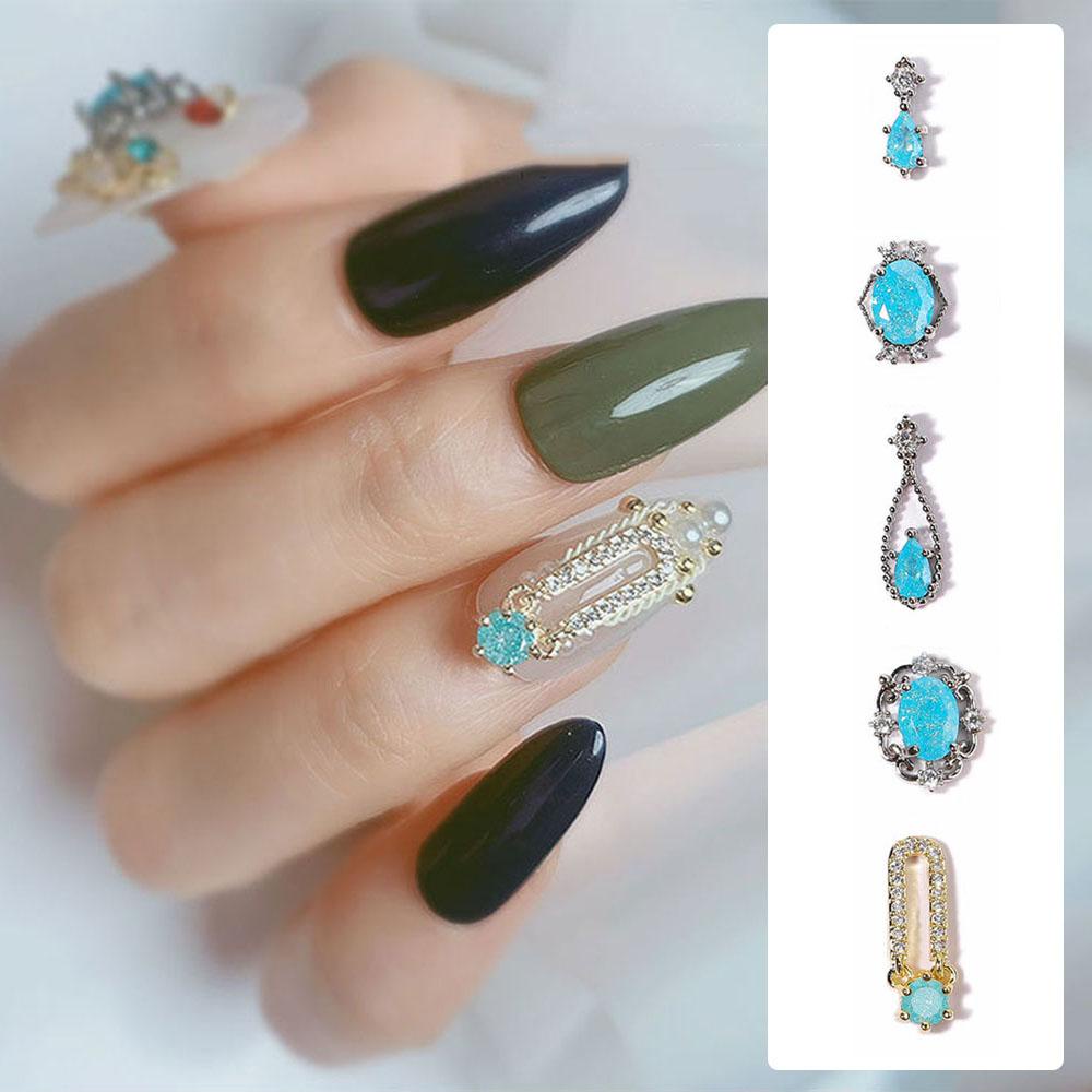 Phụ Kiện Trang Trí Móng Tay Hình Hoa Xinh Xắn|Phụ Kiện Trang Trí Móng Tay Đính Đá Zircon Xinh Xắn