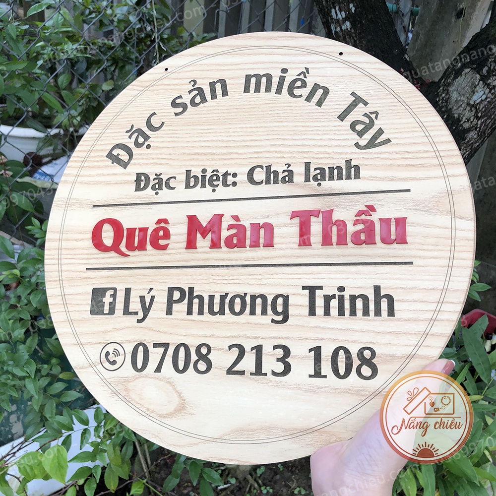 Bảng hiệu shop, decor cửa hàng , treo shop bán hàng tiện ích , khắc tia laze hiện đại và chất liệu gỗ sang trọng