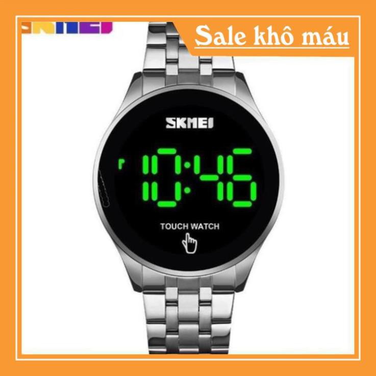 Đồng hồ nam SKMEI 1579 màn hình cảm ứng có đèn LED bằng thép không gỉ phong cách thời trang - lỗi 1 đổi 1