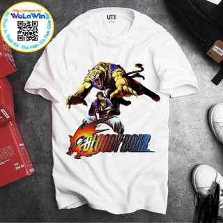 Áo thun tay ngắn cổ tròn mẫu Bloody Roar - đấu trường thú - Long