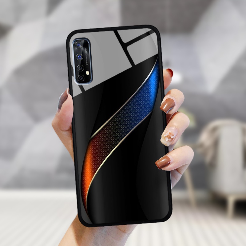 Ốp lưng kính cường lực Realme 7 - in hình 3D