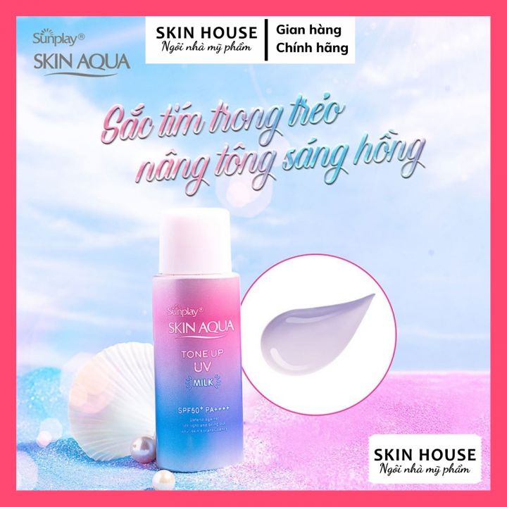 Kem chống nắng Rohto Skin Aqua Tone Up Uv SPF50 50ml