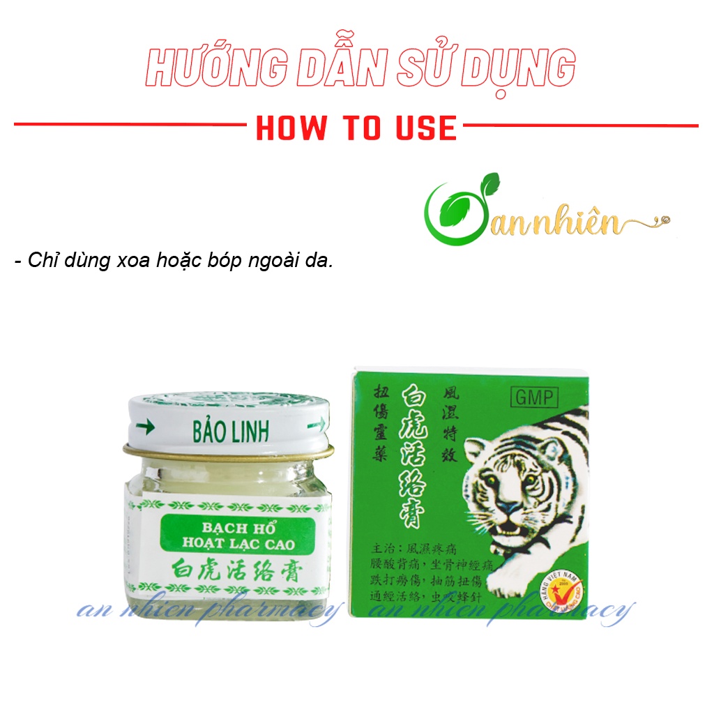 Cao Xoa Bóp Bạch Hổ Hoạt Lạc Cao