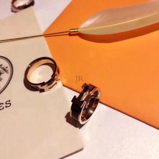 Replica BLACK CERAMIC LOGO CẮT VÀNG RING