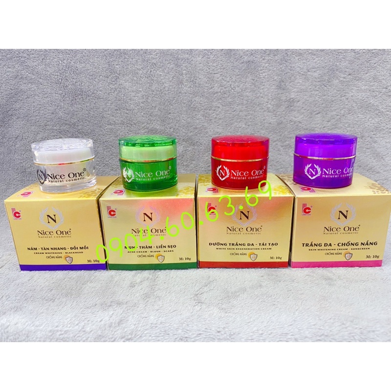 Kem NICE ONE 10g Dưỡng Trắng Da - Tái Tạo