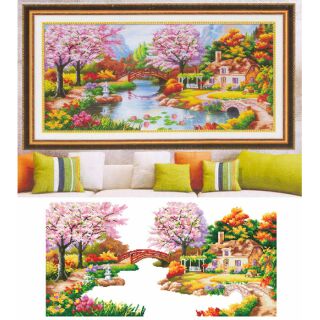 Freeship 99k tq_tranh đá phong cảnh tổ ấm 97x50