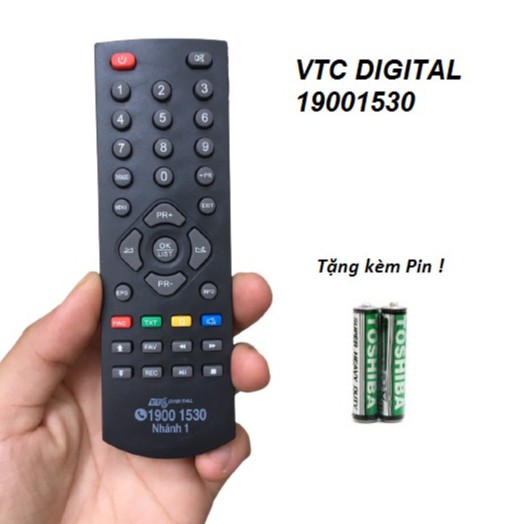 Điều Khiển Đầu Thu Kỹ thuật số VTC  19001530