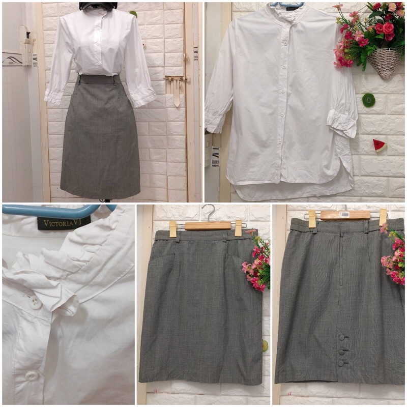 SET áo chân váy Hàn Nhật