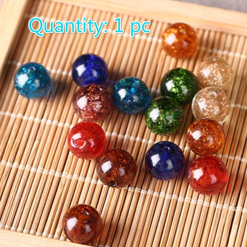 1 Gói Hạt Đá Nhiều Màu 8mm Làm Trang Sức Thủ Công