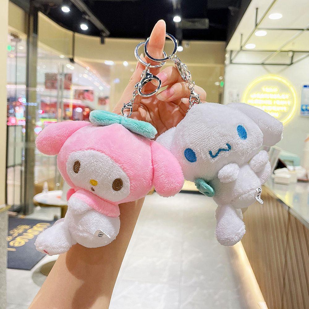 LANFY Móc Khóa Hình Thú Hoạt Hình Melody Nhồi Bông Đáng Yêu