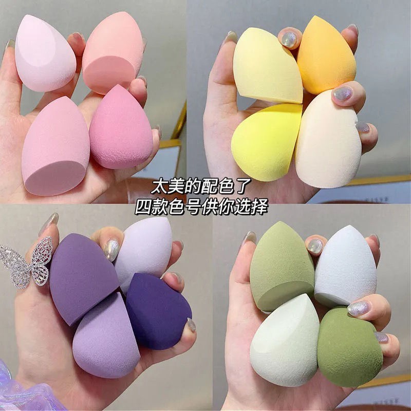 Bông tẩy trang¤Beauty Egg siêu mềm xốp phấn phủ không ăn cushion bông trứng mút thấm bột trang điểm ướt và khô