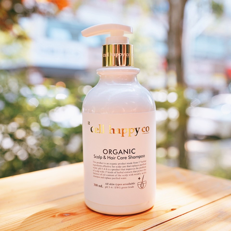 Dầu gội đầu Cell Happy Co giảm rụng tóc, giúp mọc tóc cao cấp tại Hàn - Hương Chất Cosmetic