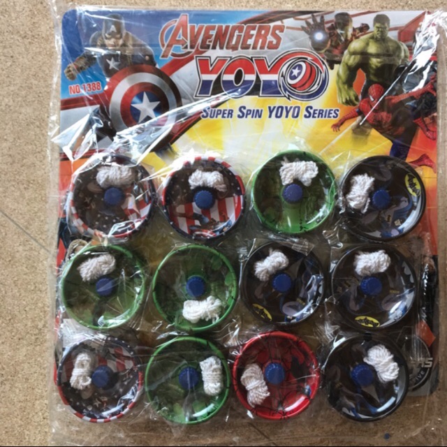 Yoyo sắt avengers (12 cái 1 vỉ )