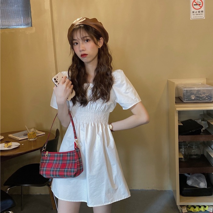 Đầm Tay Phồng Xinh Xắn Kiểu Pháp 2020