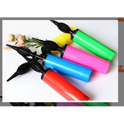 Bơm bong bóng bằng tay phụ kiện trang trí tiệc party , sinh nhật , bơm phao