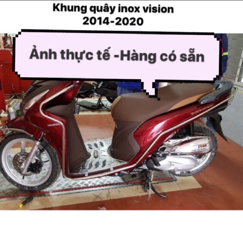 Khung quây bảo vệ xe vision 2015,2016,2017,2018,2019,2020,2021,2022 ,2023 loại đẹp