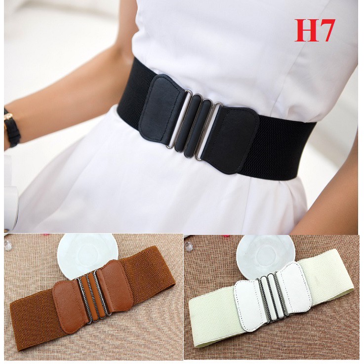 Đai váy thanh lịch bản to 7,5cm H27