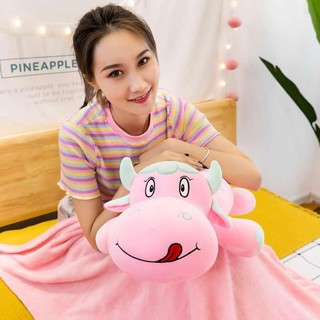 Bộ chăn gối bò sữa