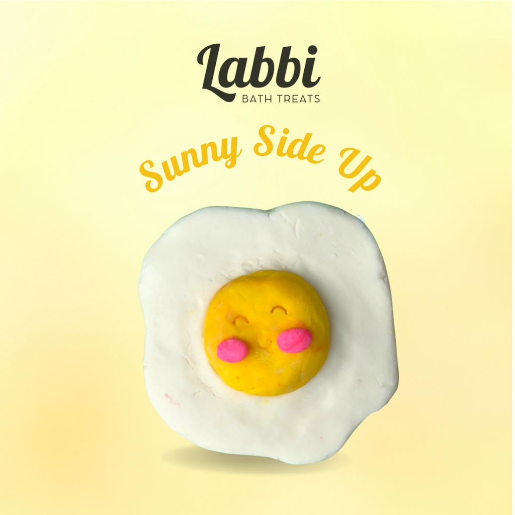 Bánh siêu tạo bọt bồn tắm SUNNY SIDE UP [Labbi] Bubble Bar