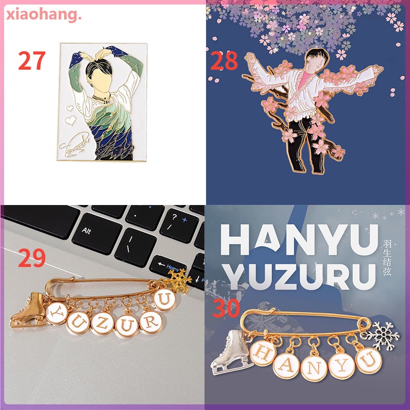 Ghim Cài Áo Hình Nhân Vật Hanyu Yuzuru Bằng Men 30 Kiểu Dáng Tùy Chọn Thích Hợp Làm Quà Tặng Túi Xách/Túi Xách Cho Bạn Bè
