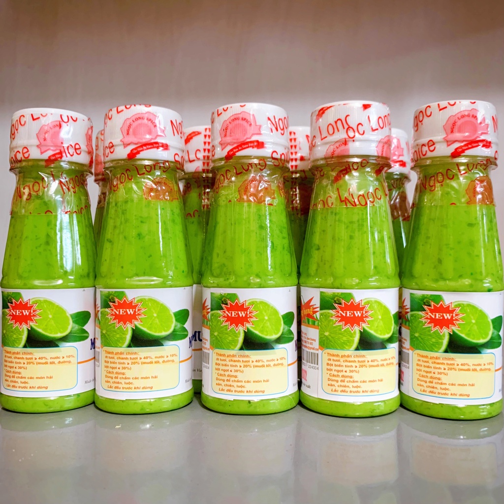 Muối Ớt Chanh, Muối Chấm Hải Sản Chai 120g