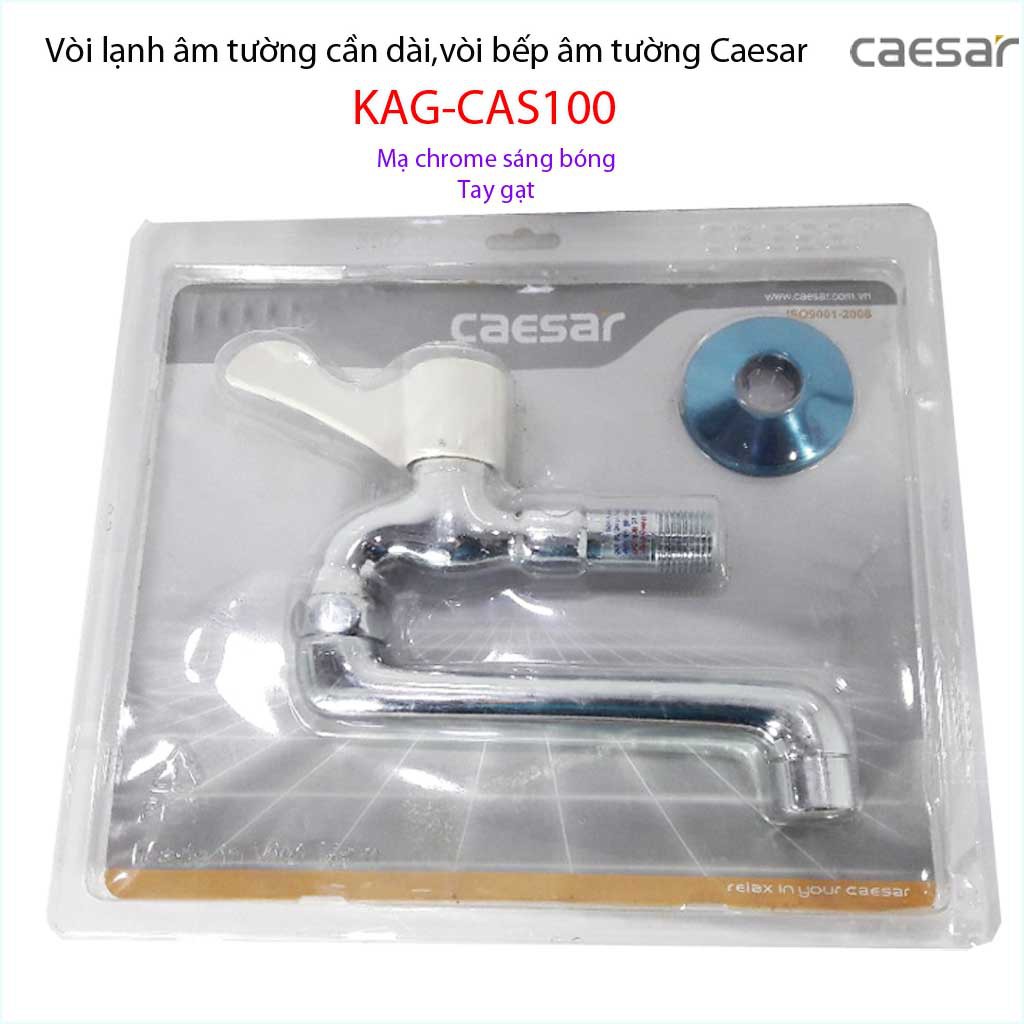 Vòi bếp lạnh gắn tường, vòi chậu rửa chén bát âm tường KAG-CAS100