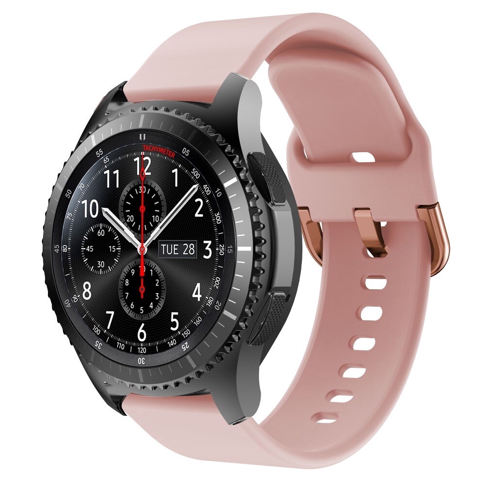 Dây đồng hồ đeo tay bằng silicon cho Samsung Galaxy Watch 46mm 42mm/gear S3 Frontier