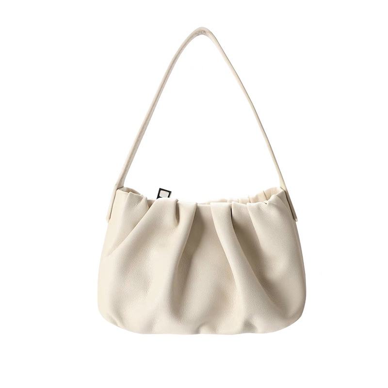 Túi đeo vai IELGY thiết kế kiểu đám mây màu trơn kiểu Hàn Quốc xinh xắn