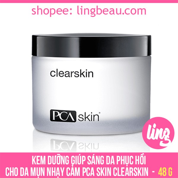 HSD 03/2024 - Kem dưỡng giúp sáng da phục hồi cho da dầu mụn nhạycảm PCA Clearskin