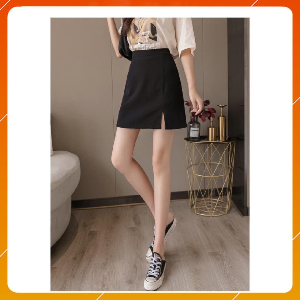 Chân Váy Chữ A, Chân Váy Công Sở Lưng Cao Xẻ Tà Có Lót Trong Dễ Phối Đồ Trẻ Trung Thanh Lịch Siêu Kute | BigBuy360 - bigbuy360.vn