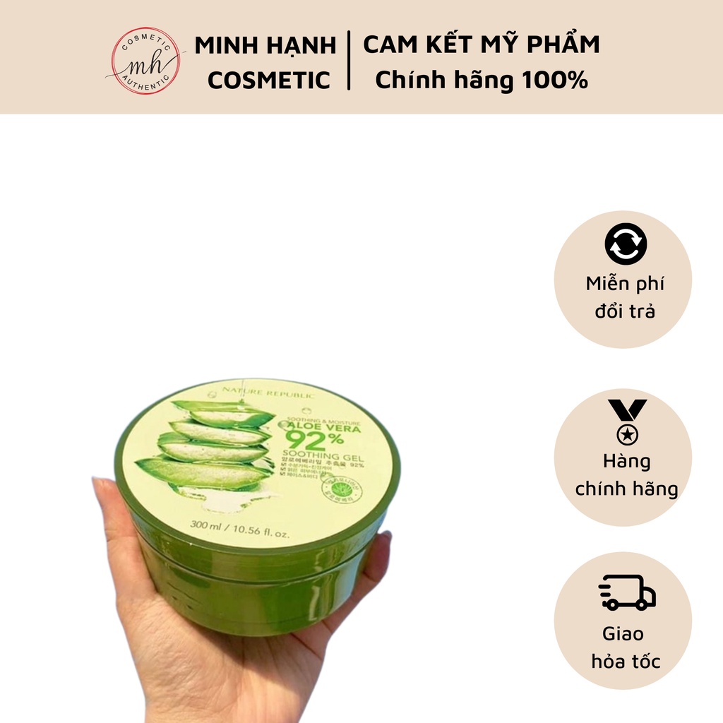 Gel Lô Hội Dưỡng Ẩm Đa Năng & Làm Mềm Da Từ Nha Đam Tươi MILAGANICS 300ml (Hũ)