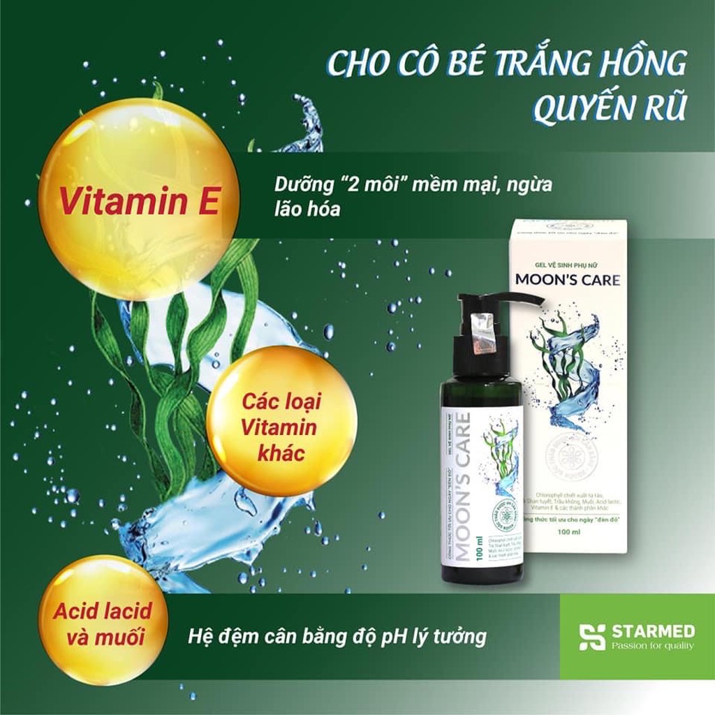 Gel vệ Sinh Phụ Nữ Moon's Care(Tự tin tỏa sáng) 100ml