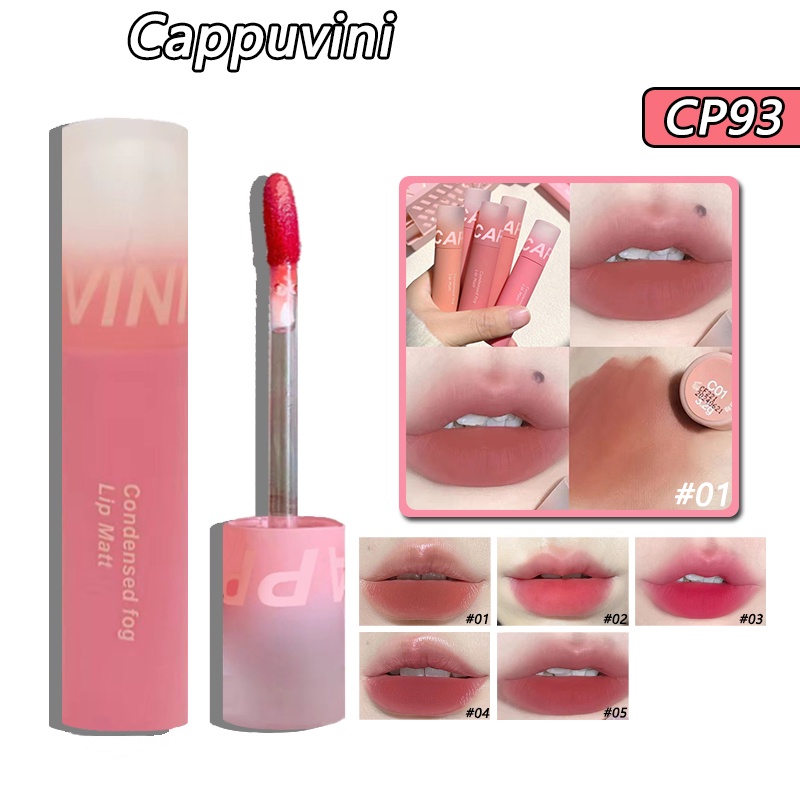 Son môi trang điểm CAPPUVINI màu sắc nhung lì thời trang 3g