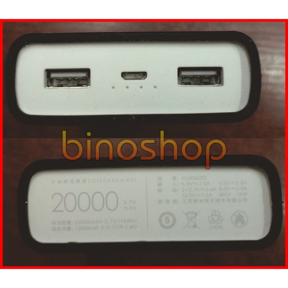Bao Silicon bảo vệ pin dự phòng Xiaomi Gen 2C 20000mAh