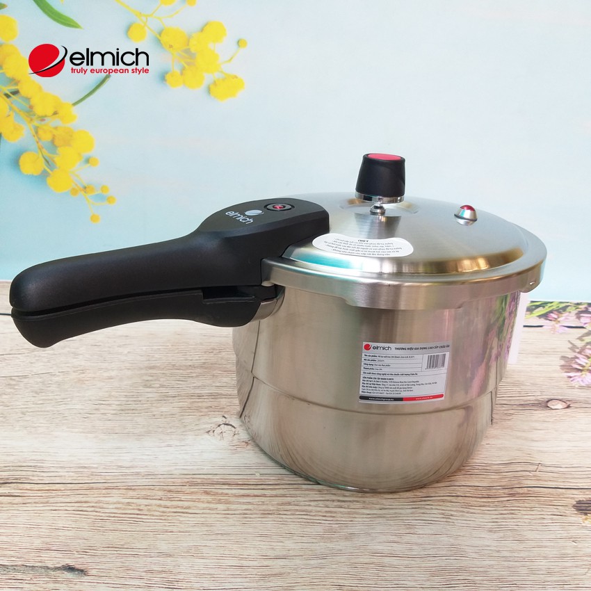 Nồi áp suất 3 đáy Inox 304 Elmich EL3369 20cm 4 lít đáy từ