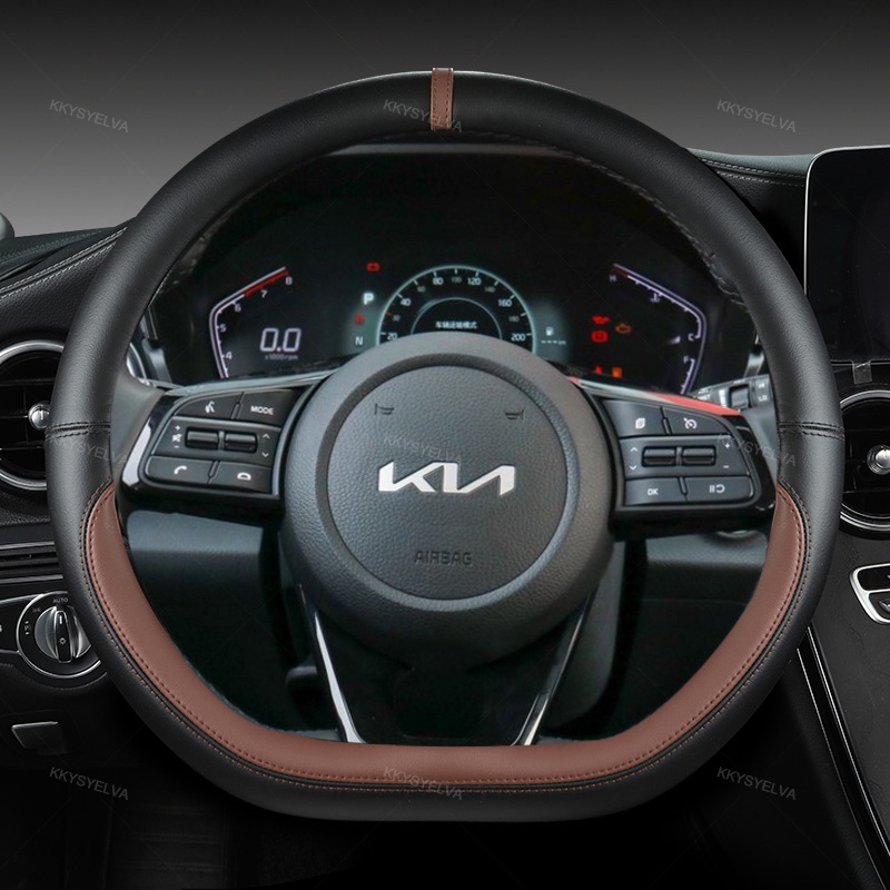 Bao Da Bọc Vô Lăng Xe Hơi 38cm 15Cm 15" Cho Kia Sportage Sid Rio 3 Soul Sportage Ceed Sorento Cerato K2 K3 K4 K5 KX3 KX5 2022