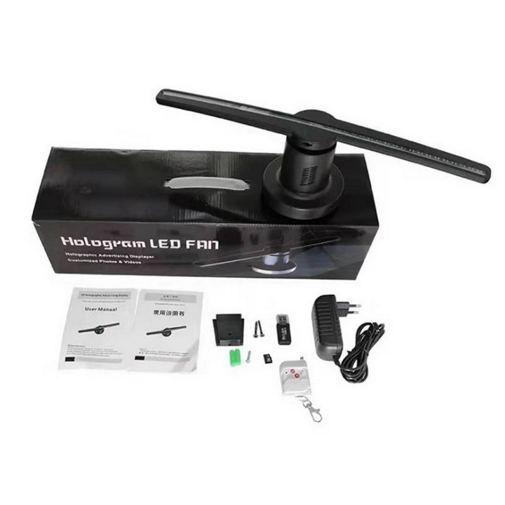💯 Quạt  LED Quảng Cáo 3D Hologram WIFI Thu Hút Khách đẹp mắt  Eurro Outlet