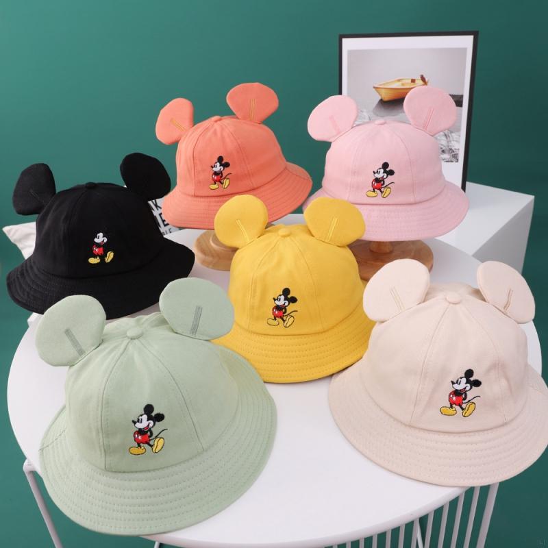 Nón Bucket Tai Chuột Mickey Đáng Yêu Cho Bé