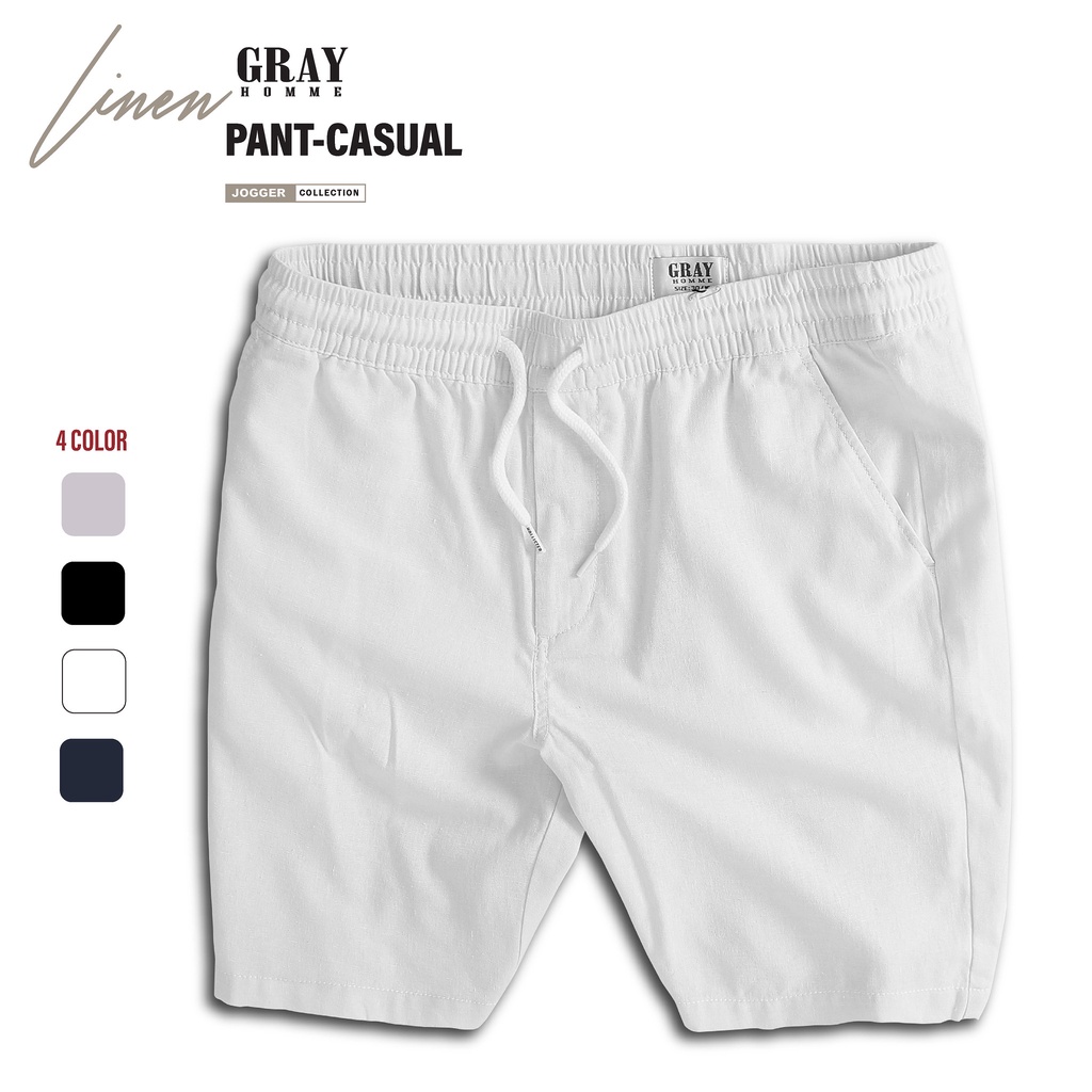 Quần Short Nam Cạp Chun Trẻ Trung, Nam Tính, Mêm, Nhẹ, Thoáng, Mặc đi biển GrayHomme (BI051-CK01)