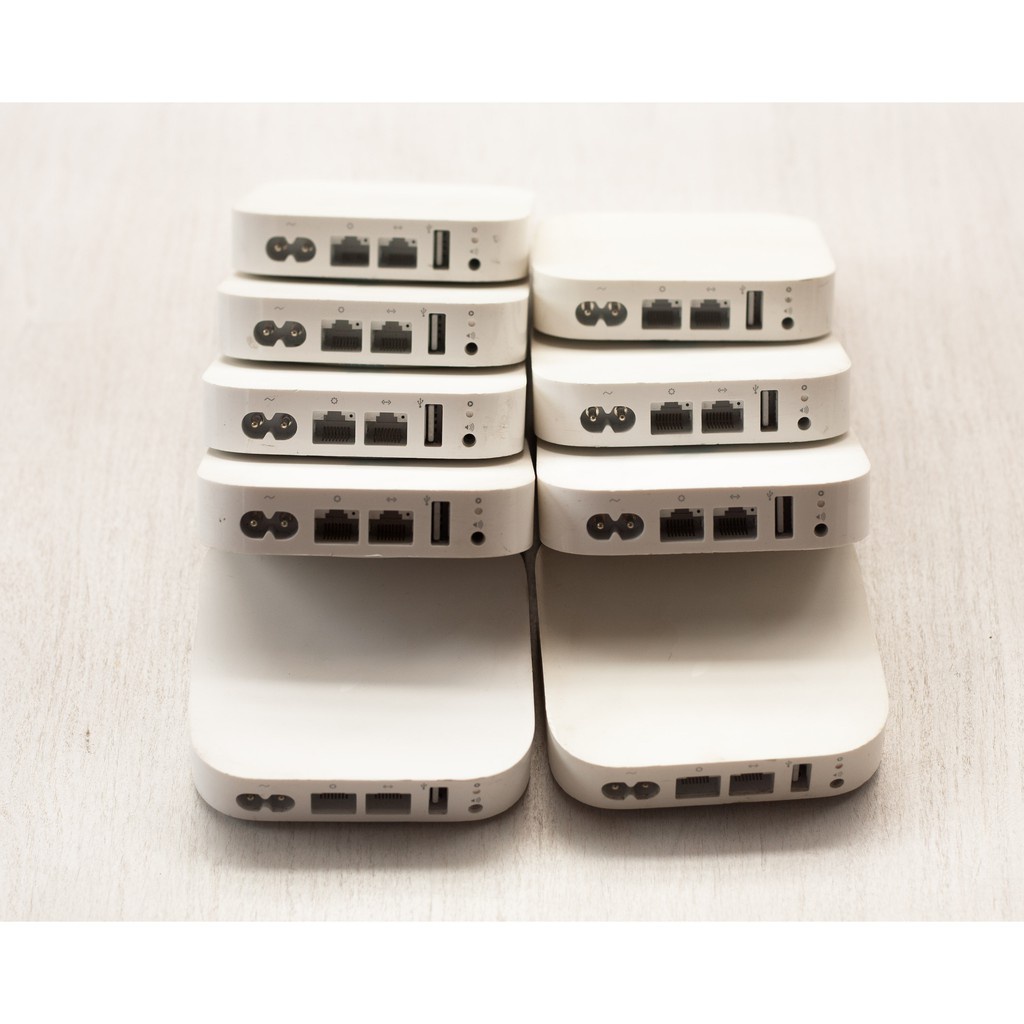℡Wifi kiêm DAC phát nhạc airplay, không dây Airport Express A1392 MC414 A1264, hỗ trợ Lossless Flac, APE, Wav, Mp3, wm