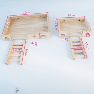 Tầng lửng gỗ gắn lồng Hamster