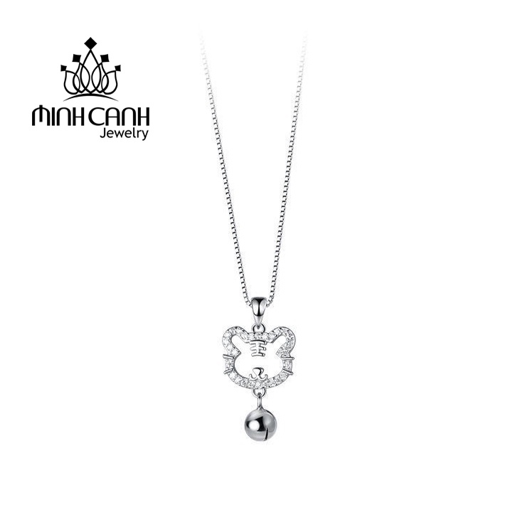Dây Chuyền Bạc Con Hổ Treo Bi Minh Canh Jewelry